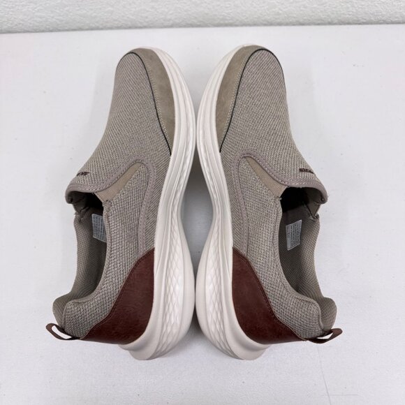 Skechers Slade Lucan Khaki Slip On Relaxed Memory Foam Shoes 210808 Mens size 13 - Picture 6 of 8